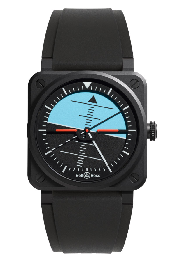 detail Bell & Ross BR-03 Horizon BR03A-HRZ-CE/SRB