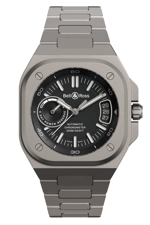 detail Bell & Ross BR-X5 Black Titanium BRX5R-BL-TI/STI
