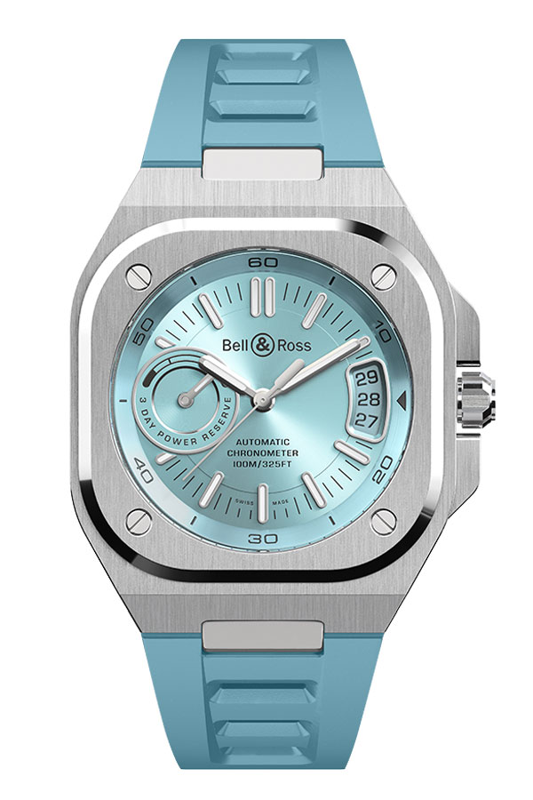 detail Bell & Ross BR-X5 Ice Blue Steel BRX5R-IB-ST/SRB