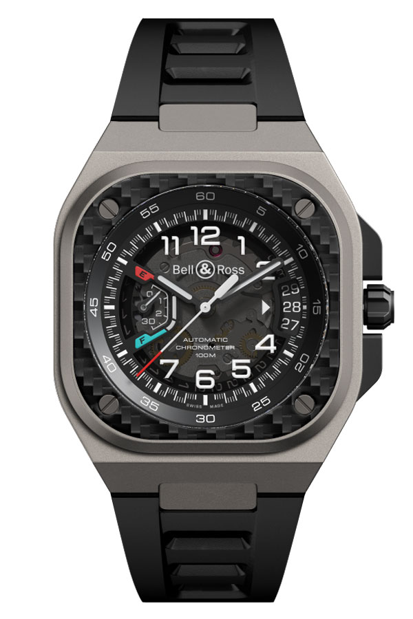 detail Bell & Ross BR-X5 Racing BRX5R-RAC-TI/SRB