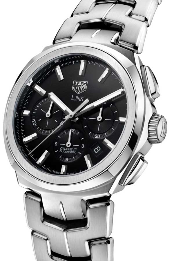 detail Tag Heuer Link Chronograph CBC2110.BA0603