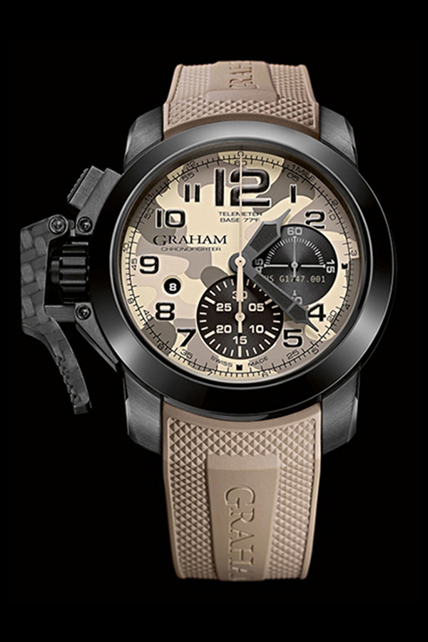 detail Graham Chronofighter Oversize Black Arrow Set