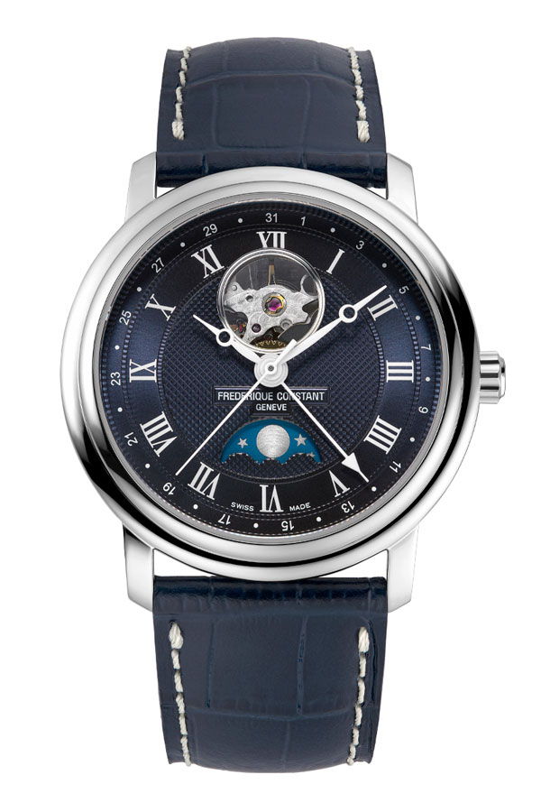 detail Frederique Constant Classics Heart Beat Moonphase Date FC-335MCNW4P26