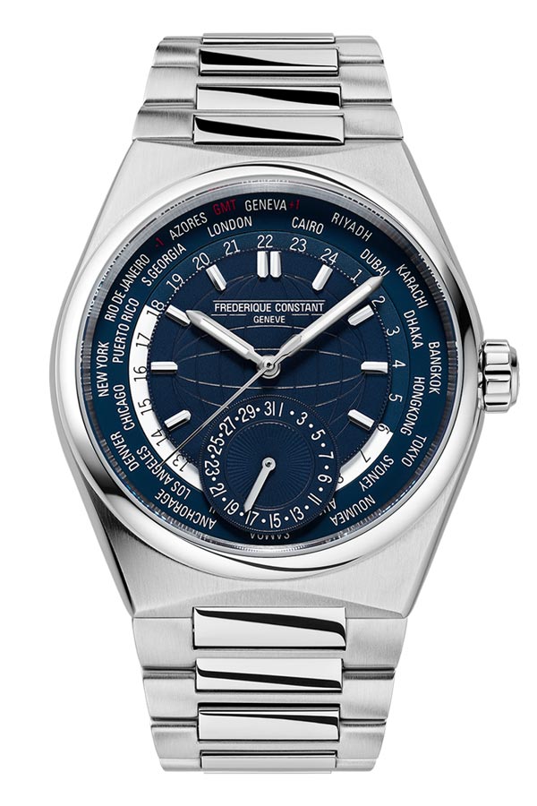 detail Frederique Constant Manufacture Highlife Worldtimer FC-718N4NH6B