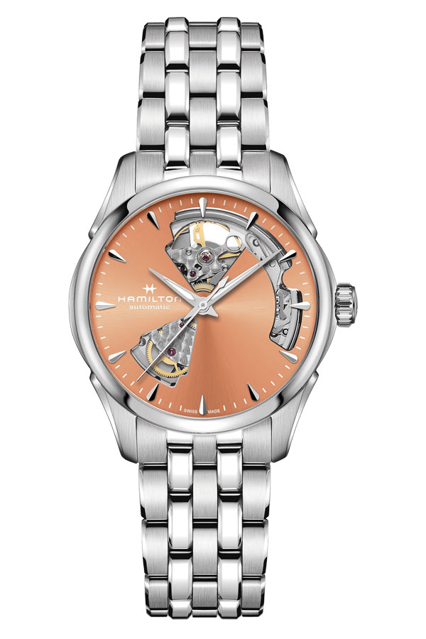 detail Hamilton Jazzmaster Open Heart Lady Auto H32215100
