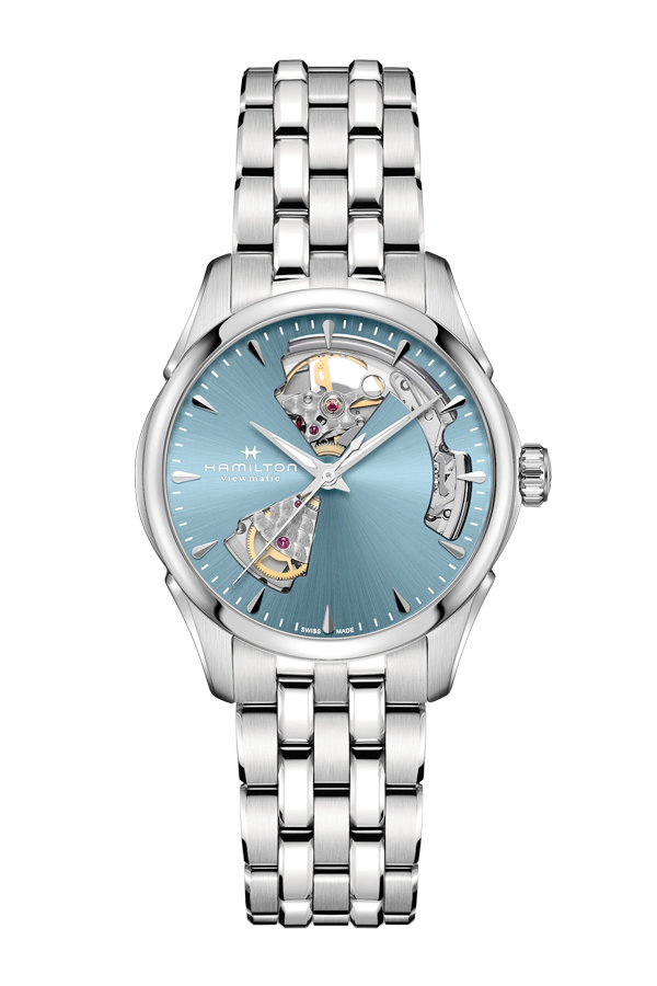 detail Hamilton Jazzmaster Open Heart Lady Auto H32215140