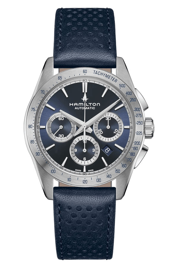 detail Hamilton Jazzmaster Performer Auto Chrono H36616640