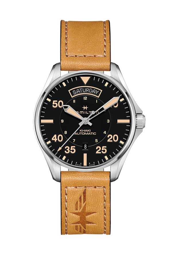 detail Hamilton Khaki Aviation Day Date Automatic H64645531
