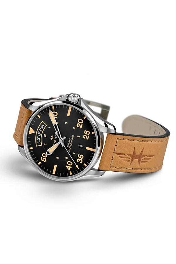 detail Hamilton Khaki Aviation Day Date Automatic H64645531