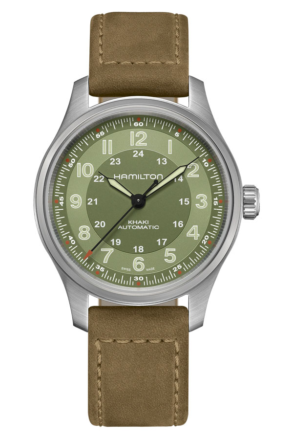 detail Hamilton Khaki Field Titanium Auto H70545560