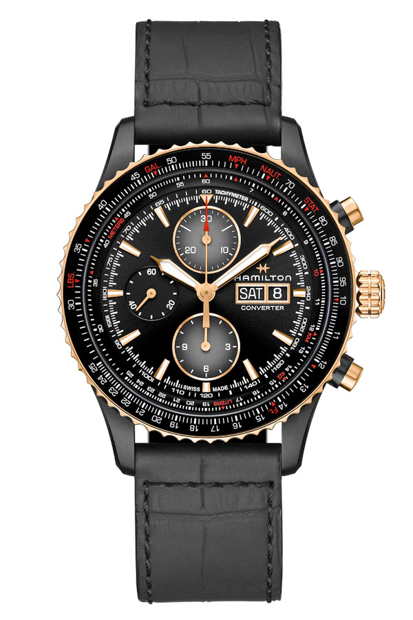 detail Hamilton Khaki Aviation Converter Auto Chrono H76736730
