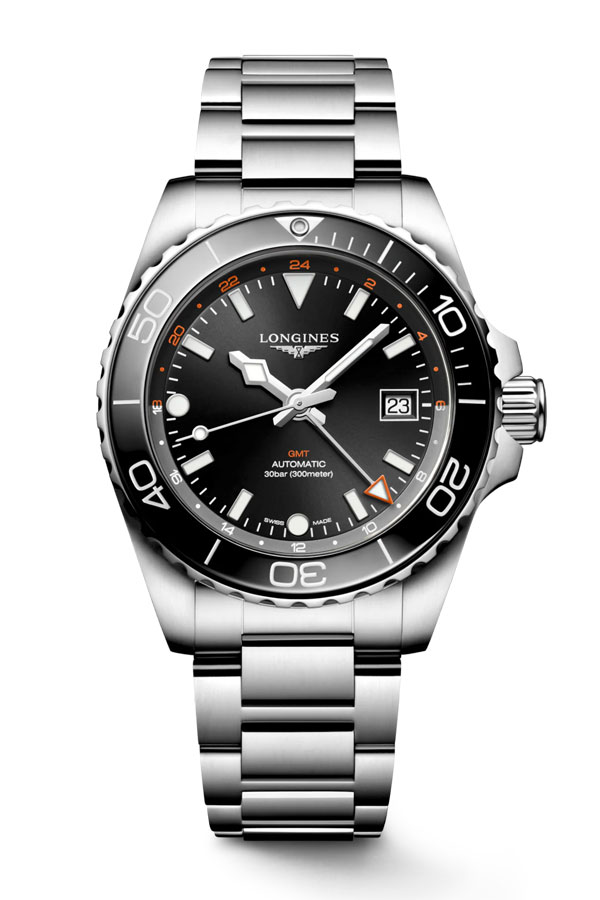 detail Longines HydroConquest GMT L3.790.4.56.6