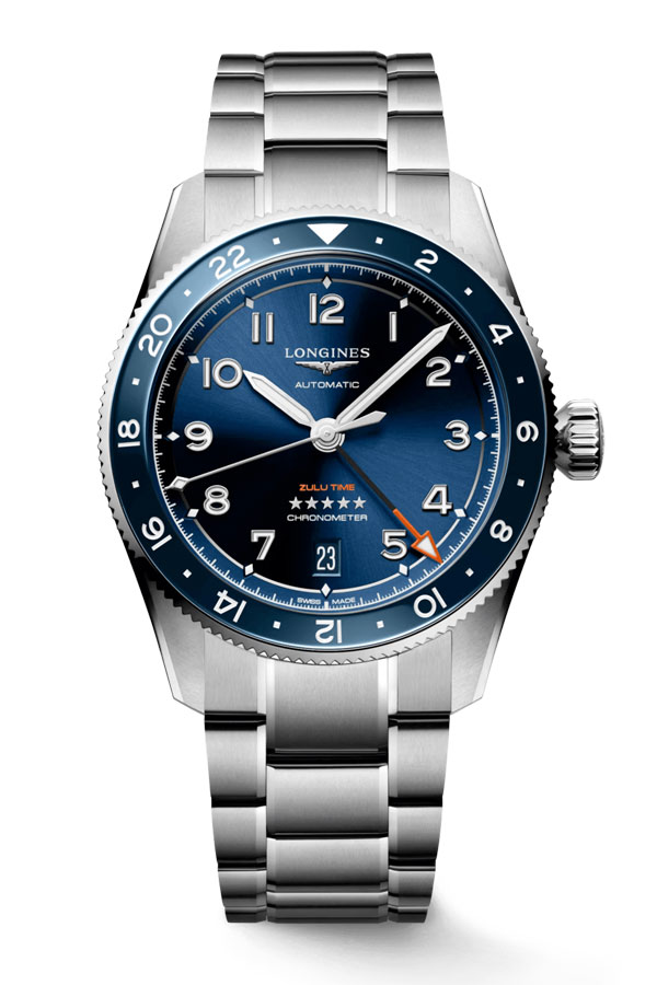 detail Longines Spirit Zulu Time L3.802.4.93.6