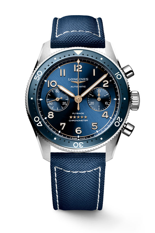detail Longines Spirit Fylback L3.821.4.93.2