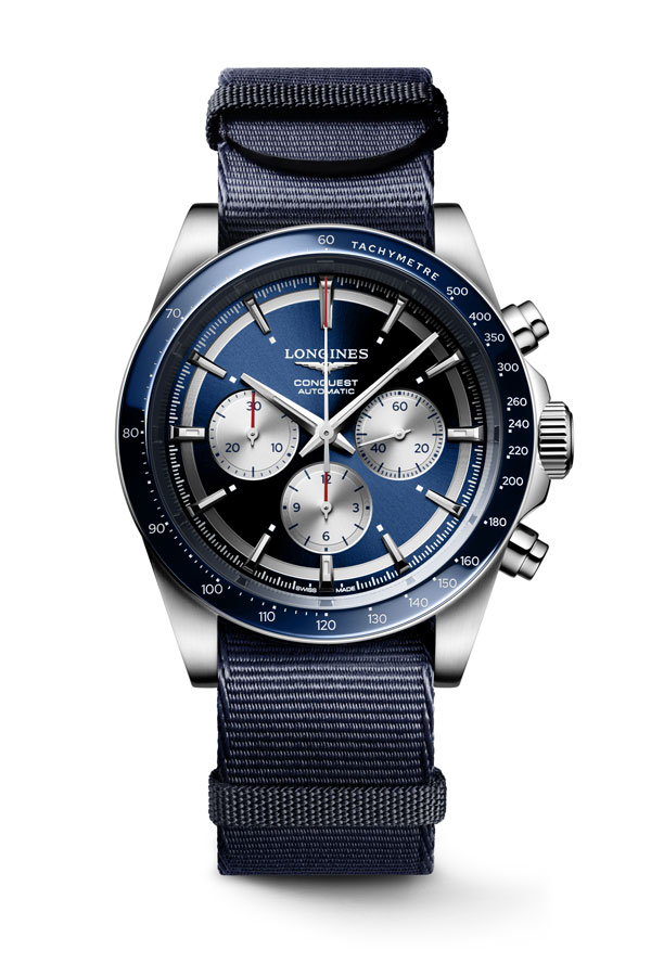detail Longines Conquest Marco Odermatt L3.835.4.91.2