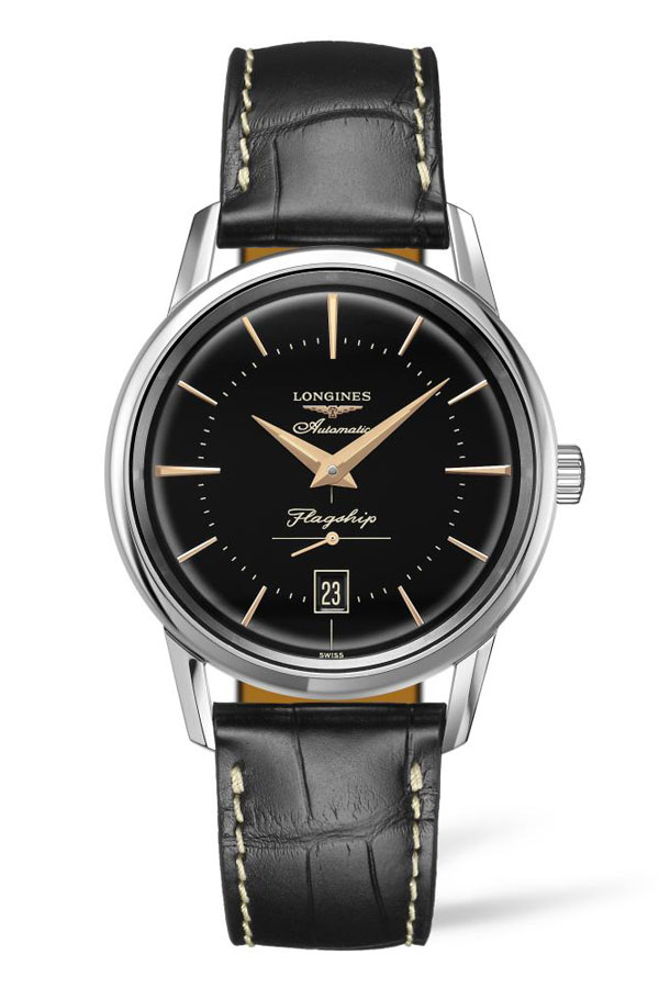 detail Longines Flagship Heritage L4.795.4.58.0