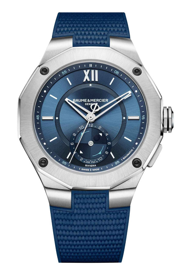 detail Baume & Mercier Riviera Baumatic Tideograph Limited Edition M0A10761
