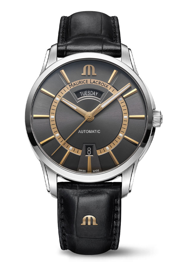 detail Maurice Laxroix Pontos Day Date PT6358-SS001-333-2