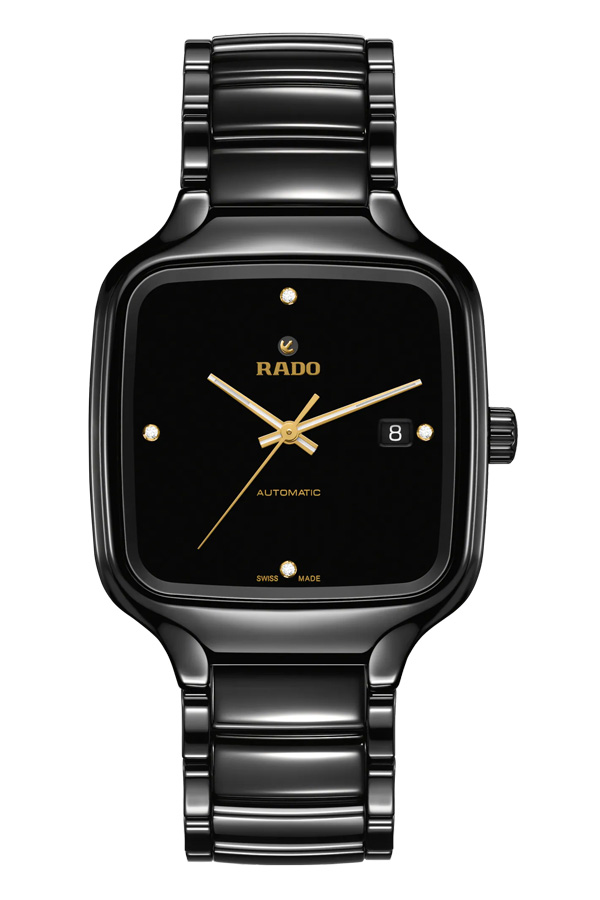 detail Rado True Square Automatic Diamonds R27078722
