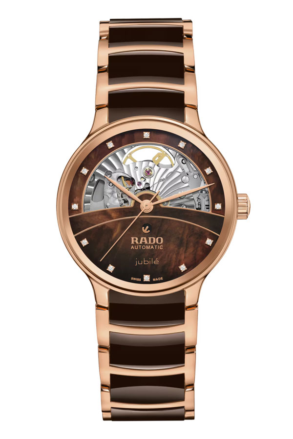 detail Rado Centrix Automatic Diamonds Open Heart R30029902