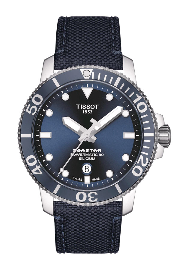 detail Tissot Seastar 1000 Powermatic 80 Silicium T120.407.17.041.01