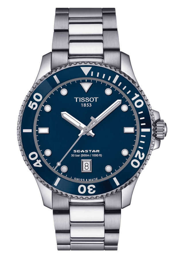 detail Tissot Seastar 1000 40mm T120.410.11.041.00