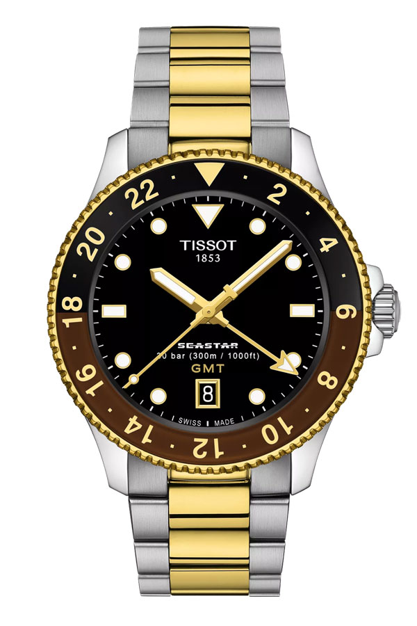 detail Tissot Seastar 1000 Quartz GMT T120.852.22.051.00