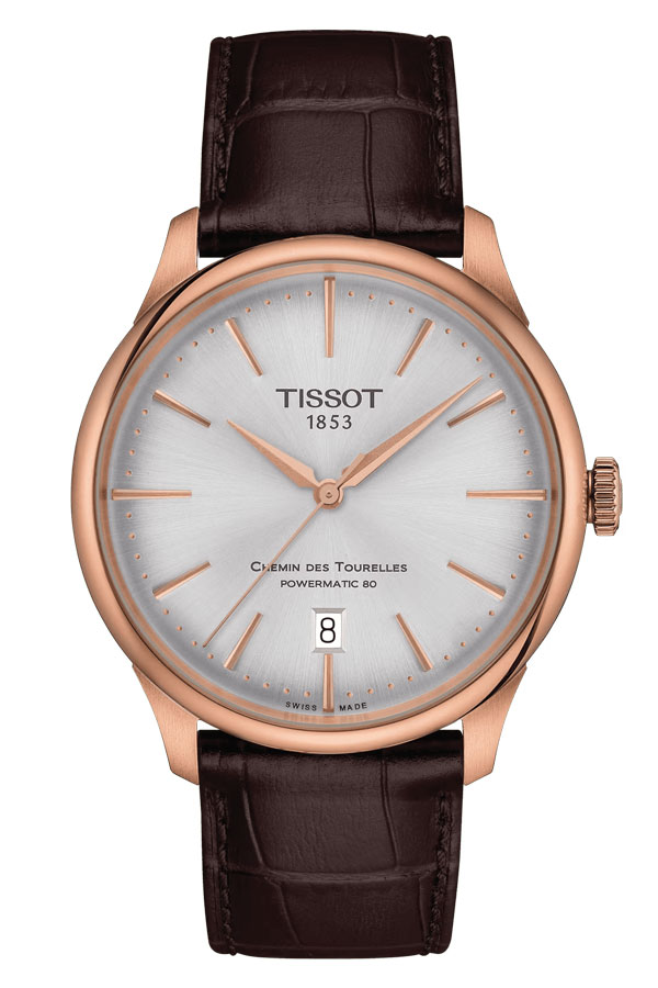 detail Tissot Chemin Des Tourelles Powermatic 80 39mm T139.807.36.031.00