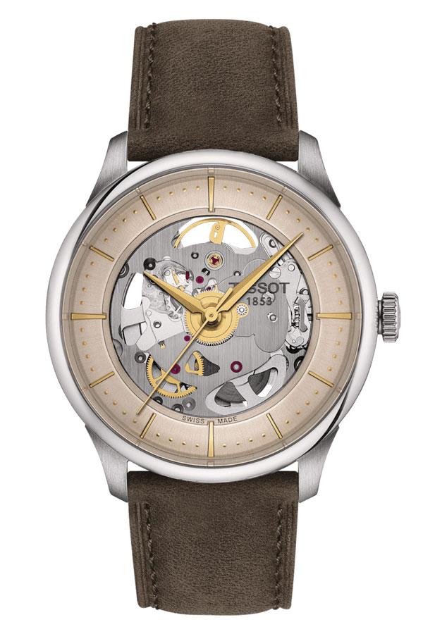 detail Tissot Chemin Des Tourelles Skeleton T139.836.16.261.00