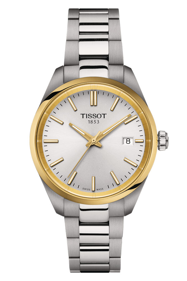 detail Tissot PR100 34mm T150.210.21.031.00