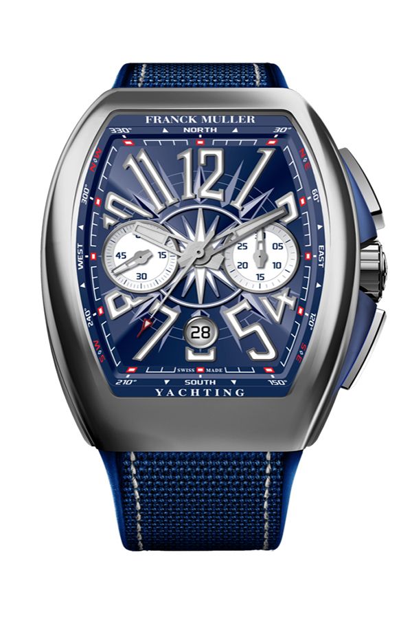 detail Franck Muller Vanguard Yachting V 45 CC DT YACHT AC (BL)