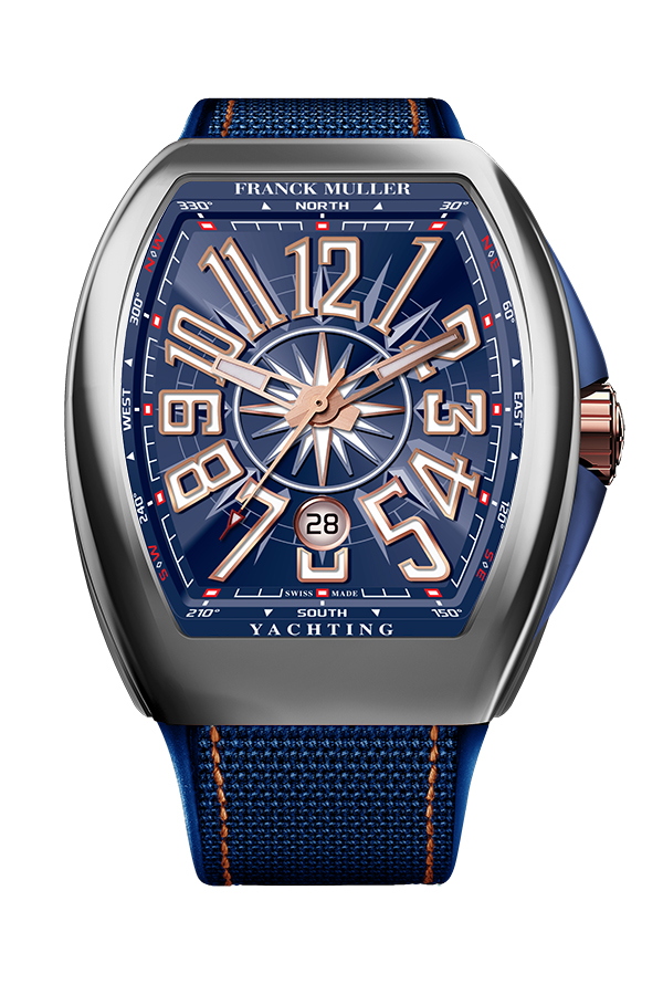 detail Franck Muller Vanguard Yachting V 45 SC DT YACHT STG (BL)