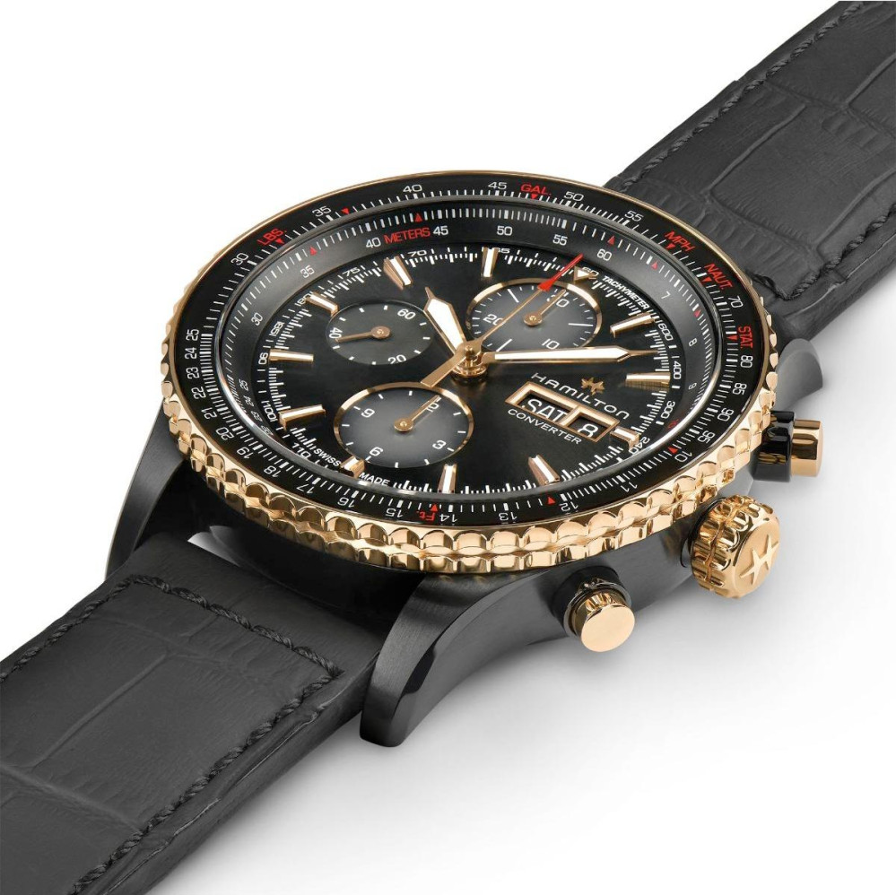detail Hamilton Khaki Aviation Converter Auto Chrono H76736730