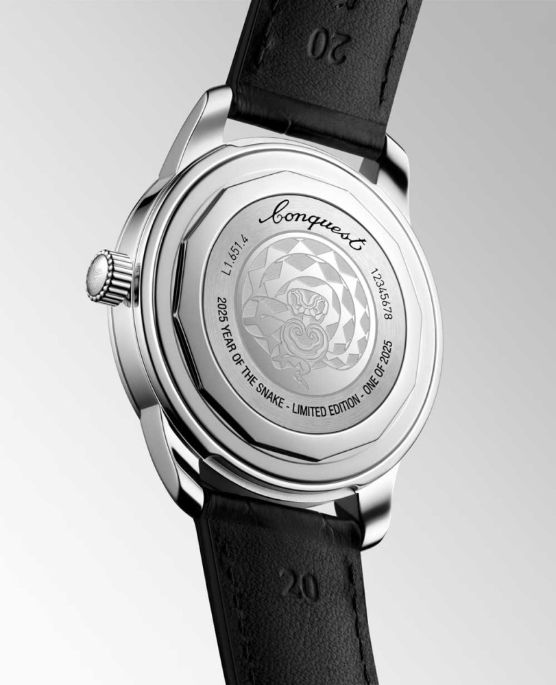 detail Longines Conquest Heritage Year of The Snake Edition L1.651.4.09.2