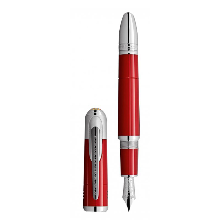 detail Montblanc Great Characters Enzo Ferrari Special Edition Fountain Pen F 127173