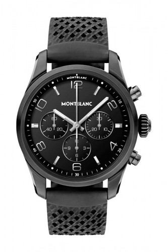 detail Montblanc Summit 2 Black Steel and Rubber 127650