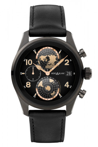 detail Montblanc Summit 3 Smartwatch - Black Titanium 129267