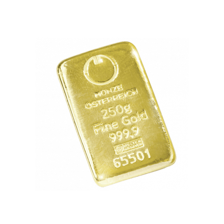 detail Investiční zlatá cihla 250g