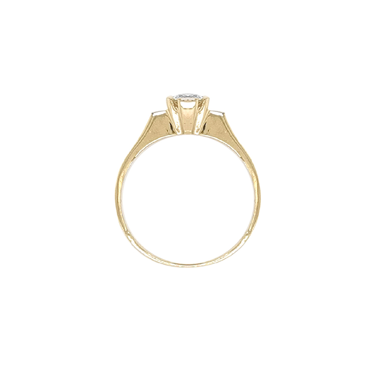 detail Zlatý Prsten se Zirkonem