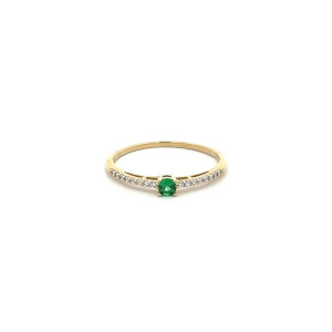 Zlatý Prsten se Zeleným Kamenem