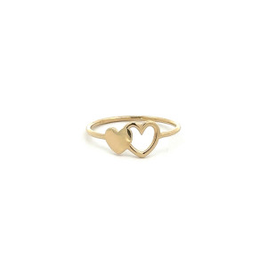 Zlatý Prsten Spojená Srdce