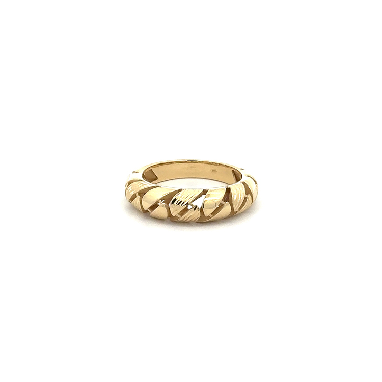 detail Zlatý Exkluzivní Prsten