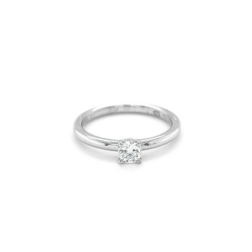 detail Beny Zlatý Zásnubní Prsten s Diamantem