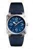 Bell & Ross Instruments BR0392-BLU-ST/SCA