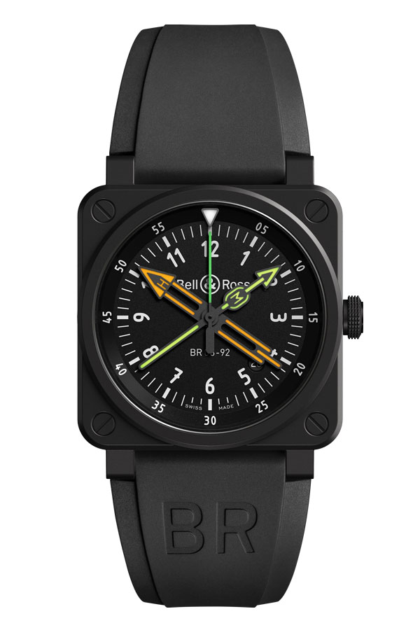 detail Bell & Ross Instruments BR03-92 Radiocompass BR0392-RCO-CE/SRB