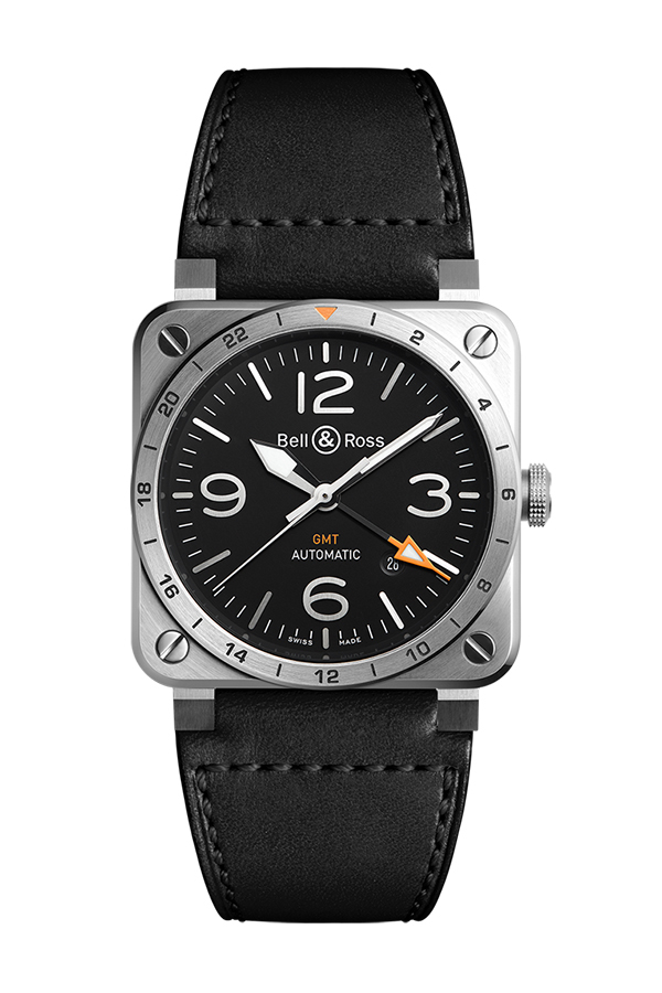 detail Bell & Ross Instruments BR0393-GMT-ST/SCA