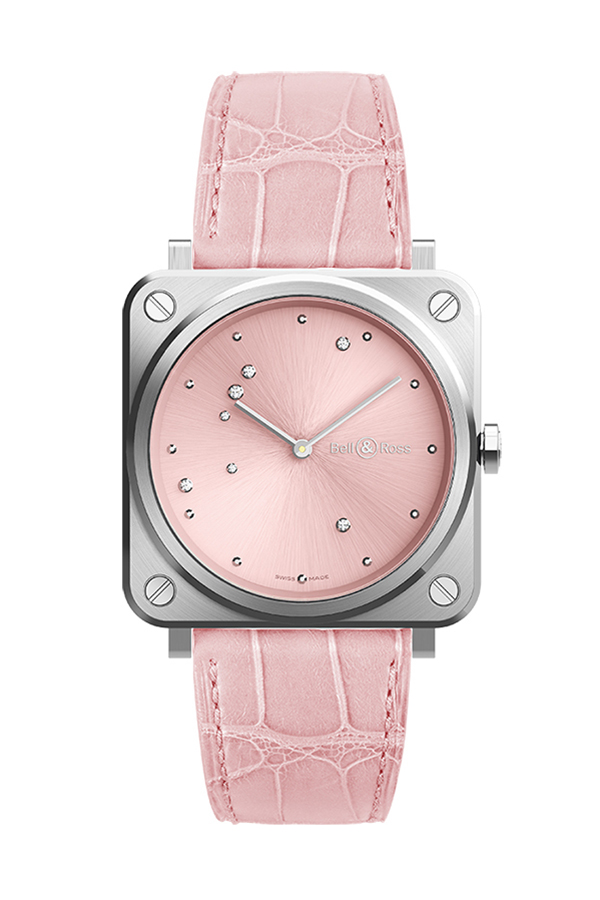 detail Bell & Ross Instruments BRS-EP-ST/SCR Pink Diamond Eagle