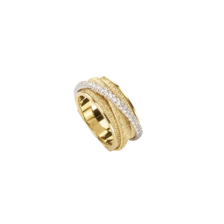 detail Zlatý Prsten s Diamanty Marco Bicego Cairo