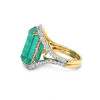 náhled Zlatý Prsten se Smaragdem a Diamanty