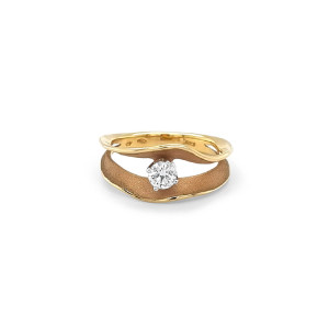Zlatý Prsten s Diamantem